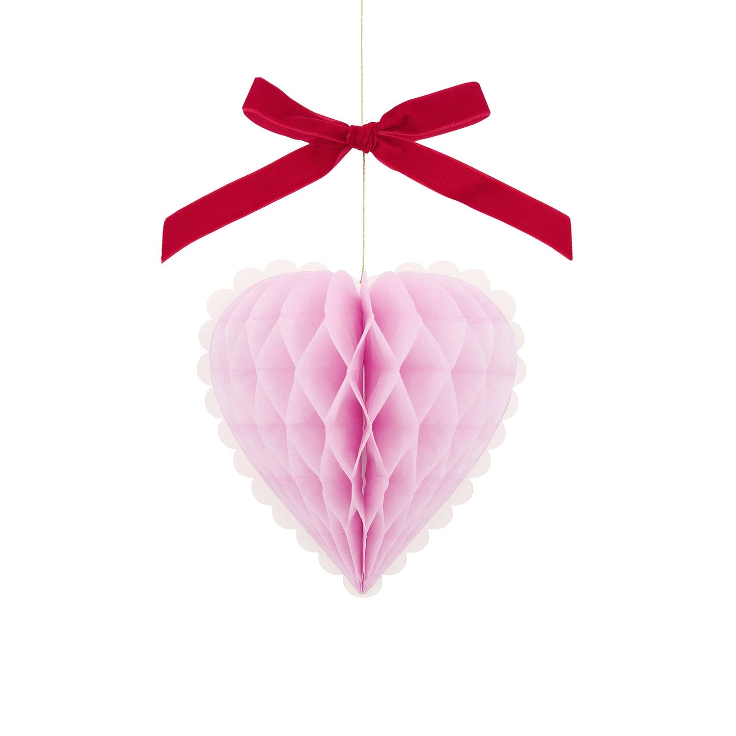 Honeycomb Heart Decorations