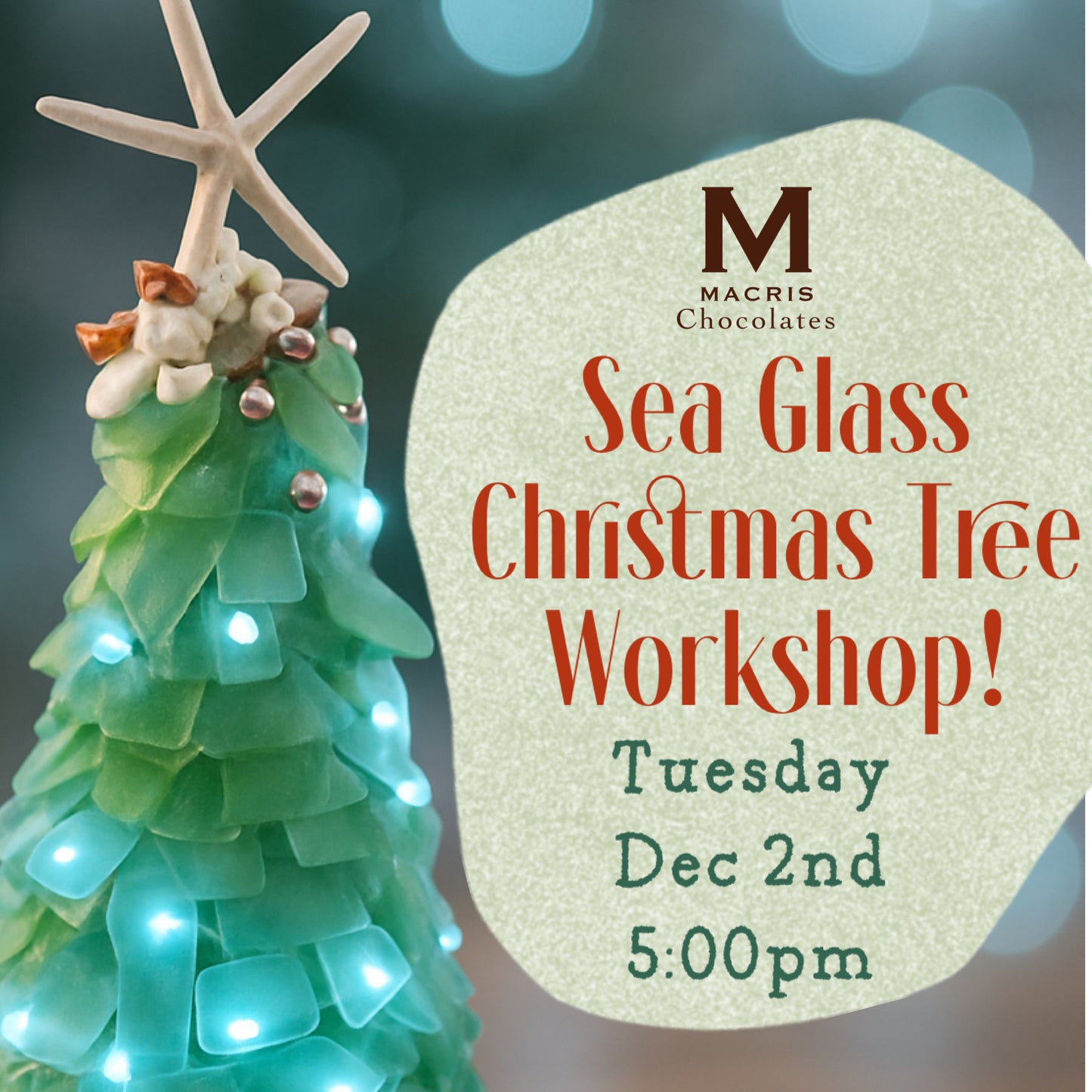 Dec 2nd Sea Glass Tree Workshop