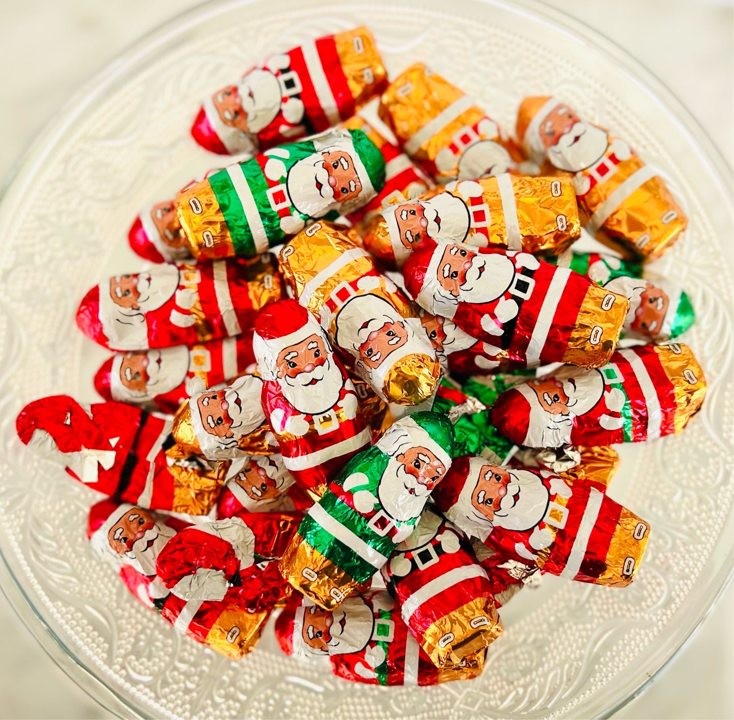 Milk Chocolate Miniature Santas