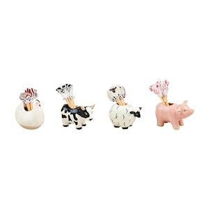 Cow Toothpick Caddy