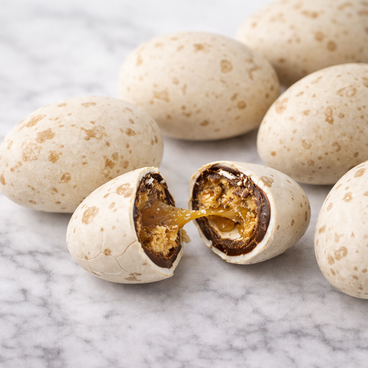 Caramel Chocolate Quail Eggs