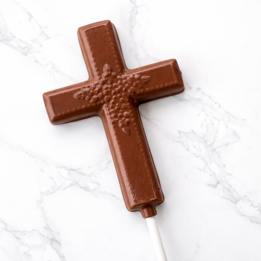Milk Chocolate Cross Lollipop