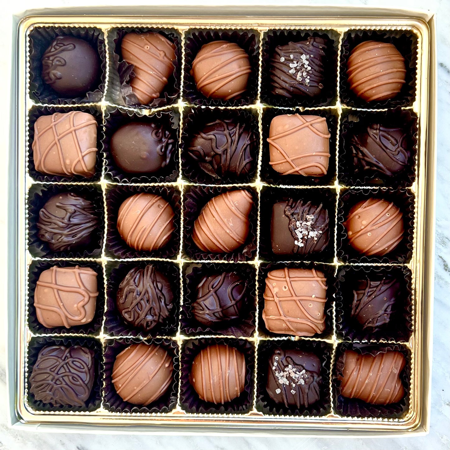 25 Piece Milk & Dark Chocolate Assortment