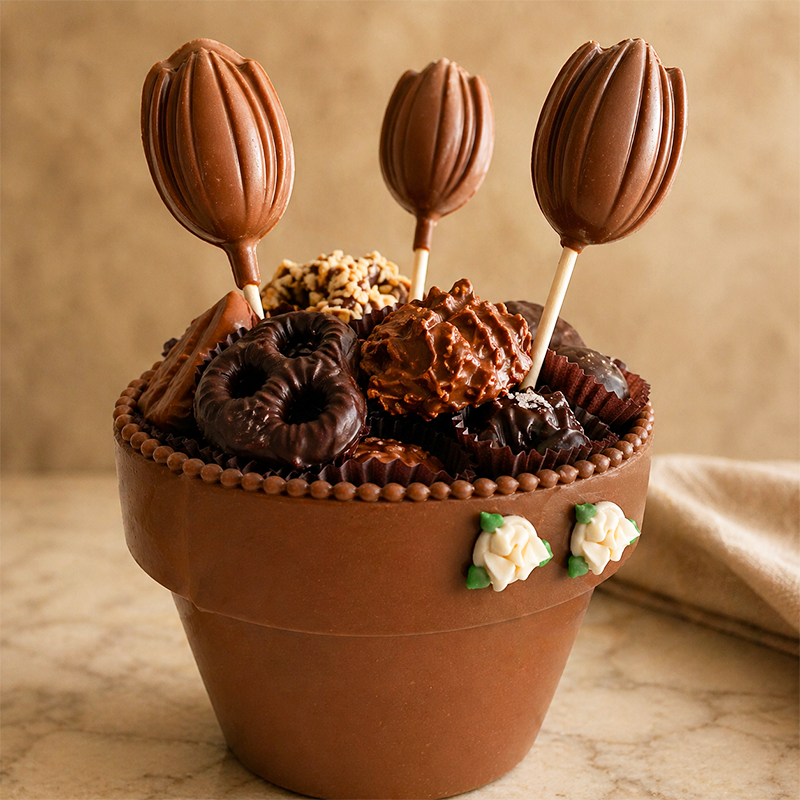 Chocolate Flower Pot
