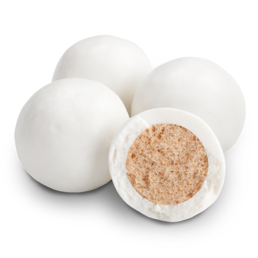 White Confection Yogurt Malt Balls