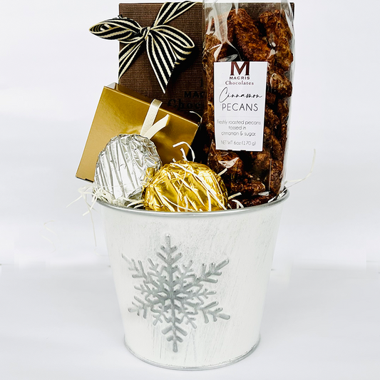 Shimmer Snowflake Basket