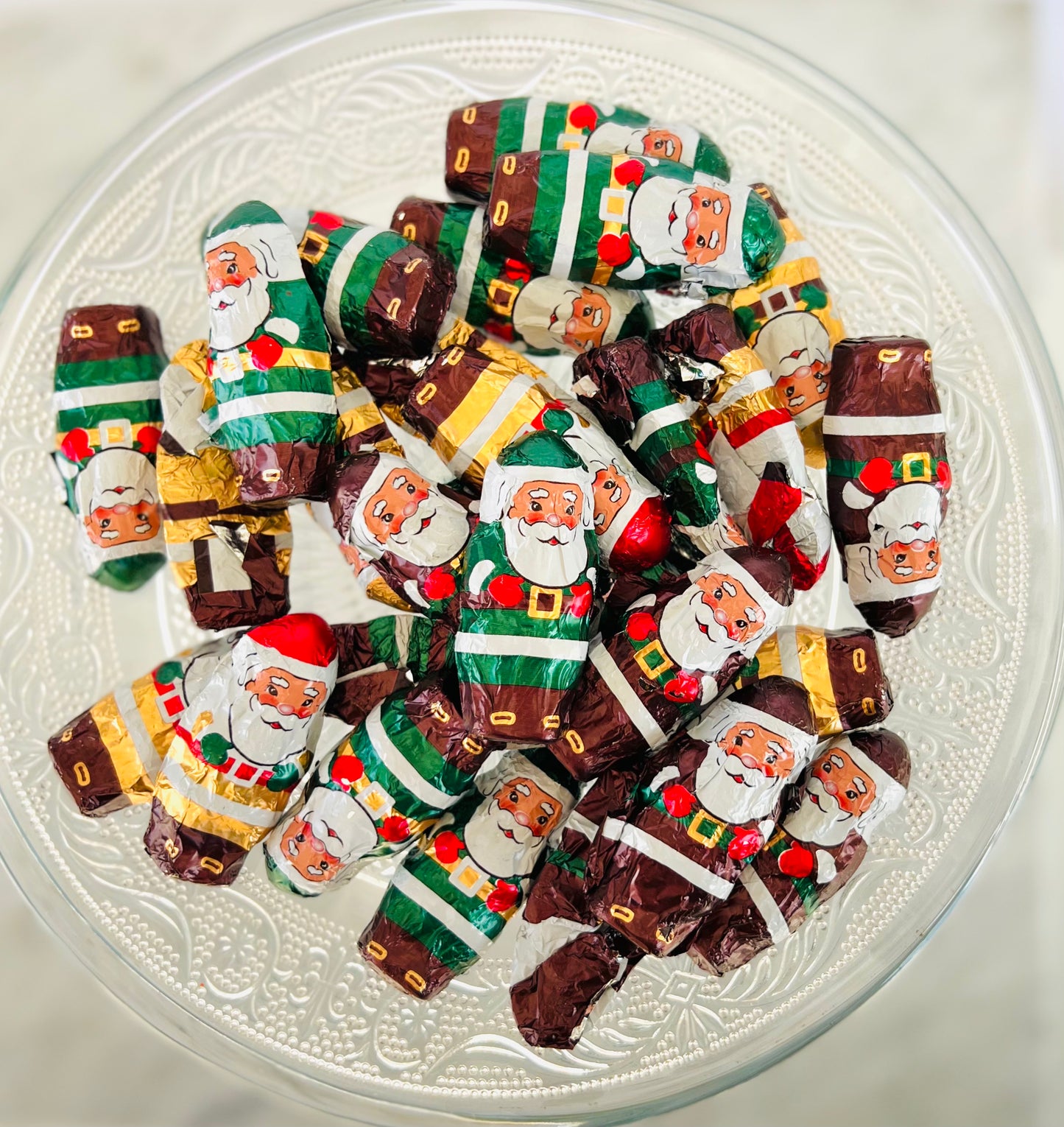 Dark Chocolate Miniature Santas
